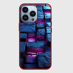 Чехол iPhone 13 Pro Неоновые плитки объемные