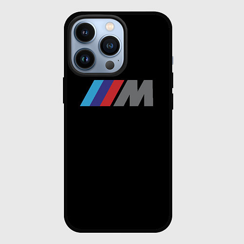 Чехол iPhone 13 Pro BMW sport logo / 3D-Черный – фото 1
