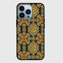 Чехол для iPhone 13 Pro Узоры барокко, цвет: 3D-черный