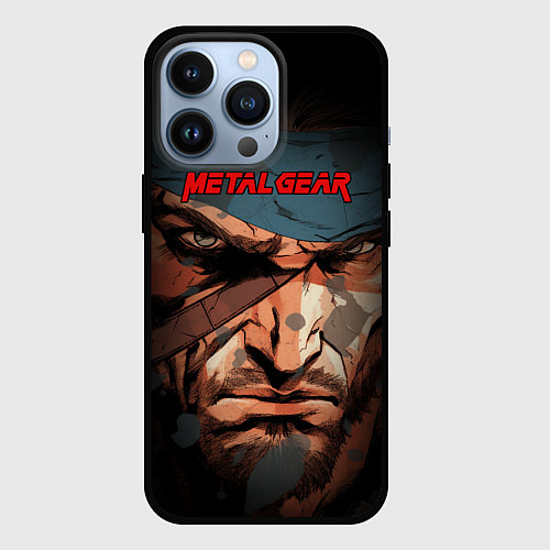 Чехол iPhone 13 Pro Metal gear Venom Snake / 3D-Черный – фото 1