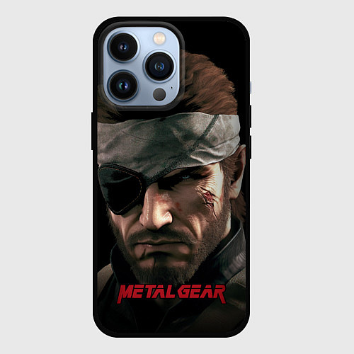 Чехол iPhone 13 Pro Metal gear Venom Snake / 3D-Черный – фото 1