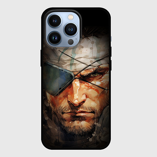 Чехол iPhone 13 Pro Metal gear Venom Snake / 3D-Черный – фото 1