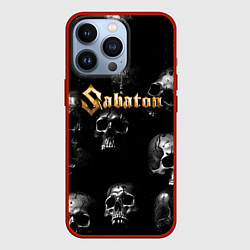 Чехол iPhone 13 Pro Sabaton - logo rock group