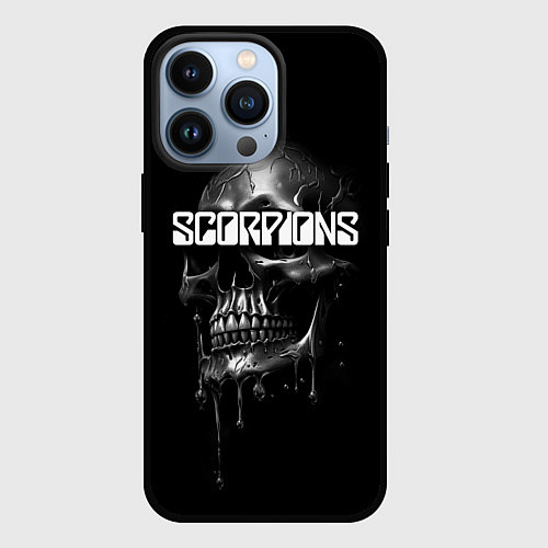 Чехол iPhone 13 Pro Scorpions rock / 3D-Черный – фото 1