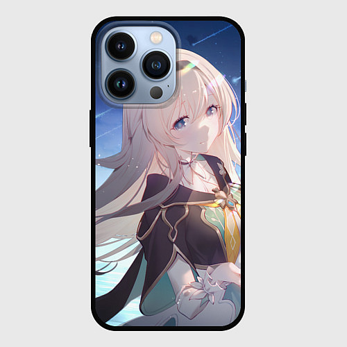 Чехол iPhone 13 Pro Honkai Star Rail Firefly smile / 3D-Черный – фото 1