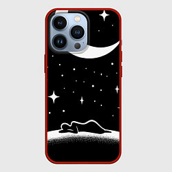 Чехол для iPhone 13 Pro Космический сон - нейросеть, цвет: 3D-красный