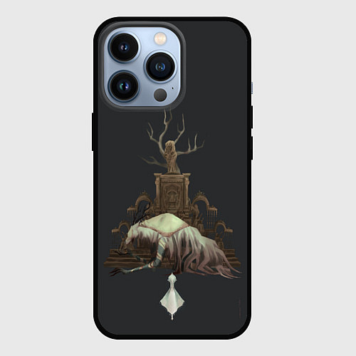 Чехол iPhone 13 Pro Bloodborne Bosses - Викарий Амелия / 3D-Черный – фото 1