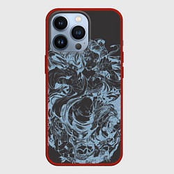 Чехол iPhone 13 Pro Клинок рассекающий демонов Незуко рябь