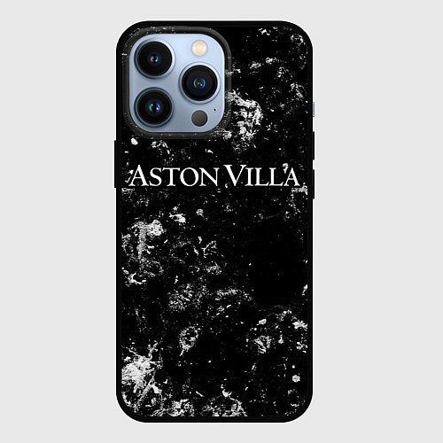 Чехол iPhone 13 Pro Aston Villa black ice / 3D-Черный – фото 1