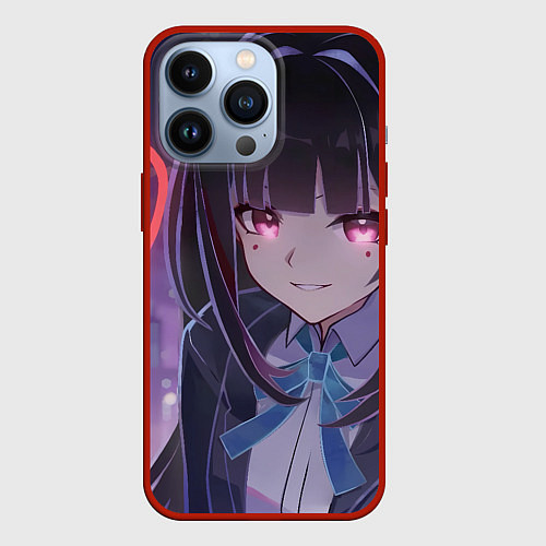 Чехол iPhone 13 Pro Honkai Star Rail Sparkle smile / 3D-Красный – фото 1