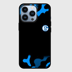 Чехол для iPhone 13 Pro Schalke 04 fc camo, цвет: 3D-черный