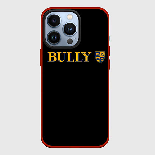 Чехол iPhone 13 Pro Bully rockstar / 3D-Красный – фото 1