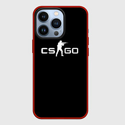 Чехол для iPhone 13 Pro Counter strike logo, цвет: 3D-красный