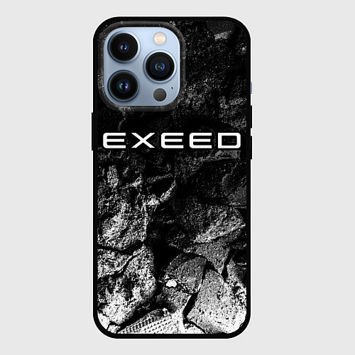 Чехол iPhone 13 Pro Exeed black graphite / 3D-Черный – фото 1