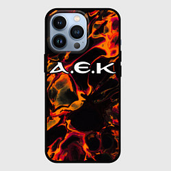 Чехол iPhone 13 Pro AEK Athens red lava