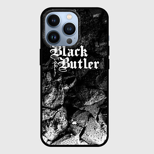 Чехол iPhone 13 Pro Black Butler black graphite / 3D-Черный – фото 1