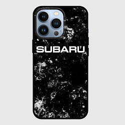 Чехол iPhone 13 Pro Subaru black ice