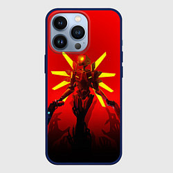 Чехол для iPhone 13 Pro Ultrakill supreme machine, цвет: 3D-тёмно-синий
