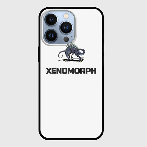 Чехол iPhone 13 Pro Чужой xenomorph / 3D-Черный – фото 1