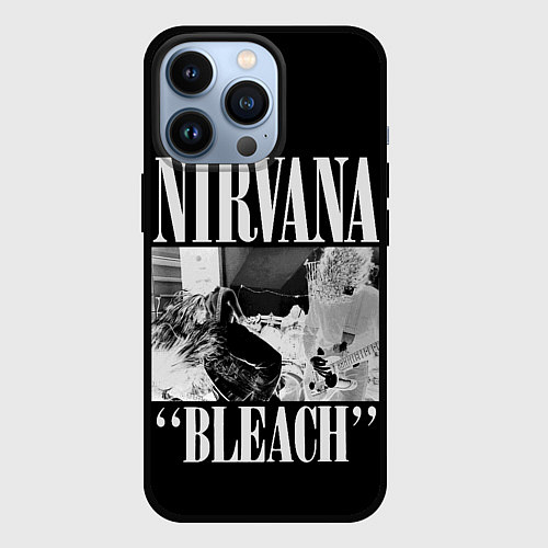 Чехол iPhone 13 Pro Nirvana first album / 3D-Черный – фото 1