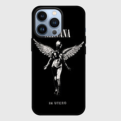 Чехол для iPhone 13 Pro Nirvana album, цвет: 3D-черный