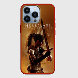 Чехол для iPhone 13 Pro Game Hellblade, цвет: 3D-красный