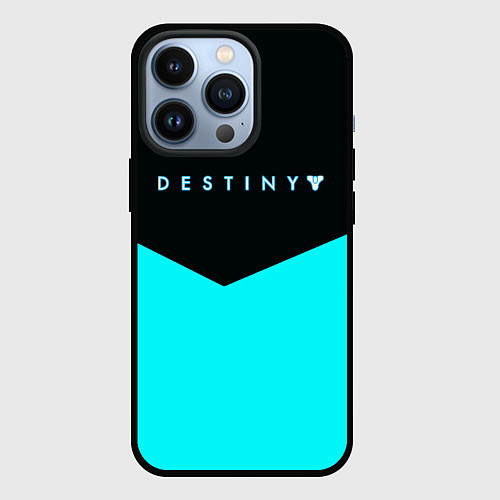 Чехол iPhone 13 Pro Destiny action geometry / 3D-Черный – фото 1