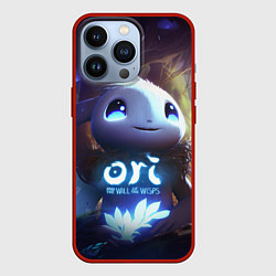 Чехол для iPhone 13 Pro Naru Ori and the Will of the Wisps, цвет: 3D-красный