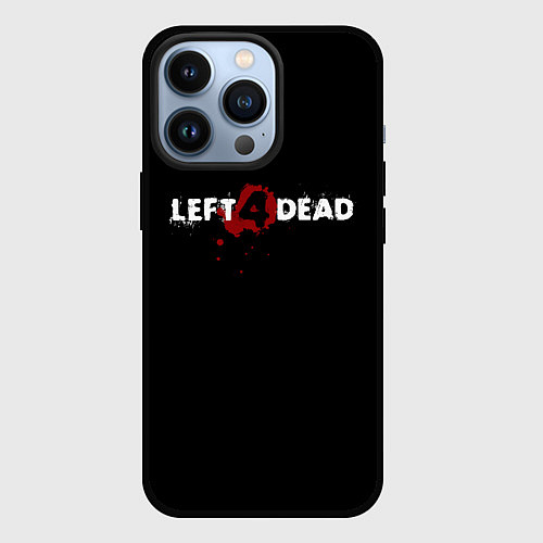 Чехол iPhone 13 Pro Left 4 Dead logo / 3D-Черный – фото 1