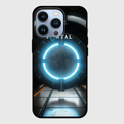 Чехол для iPhone 13 Pro Portal logo game, цвет: 3D-черный