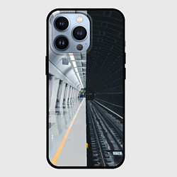 Чехол для iPhone 13 Pro Метро Москвы, цвет: 3D-черный