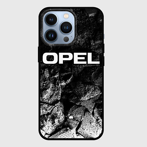 Чехол iPhone 13 Pro Opel black graphite / 3D-Черный – фото 1