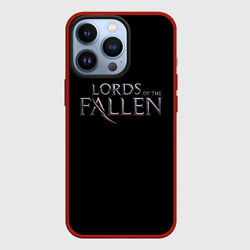 Чехол iPhone 13 Pro Lord of the fallen logo / 3D-Красный – фото 1