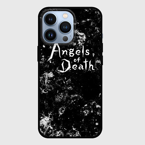 Чехол iPhone 13 Pro Angels of Death black ice / 3D-Черный – фото 1