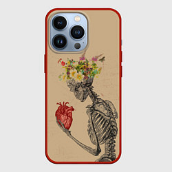 Чехол iPhone 13 Pro Bone and heart