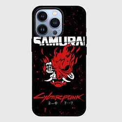 Чехол для iPhone 13 Pro Cyberpunk 2077 Samurai lego, цвет: 3D-черный