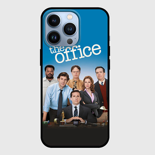 Чехол iPhone 13 Pro Офис сериал / 3D-Черный – фото 1
