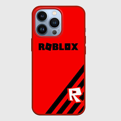 Чехол iPhone 13 Pro Roblox geometry game / 3D-Красный – фото 1