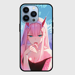 Чехол iPhone 13 Pro Zero two аниме