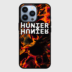 Чехол iPhone 13 Pro Hunter x Hunter red lava