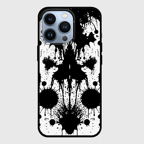 Чехол iPhone 13 Pro Psychedelic Rorschach test - ai art / 3D-Черный – фото 1