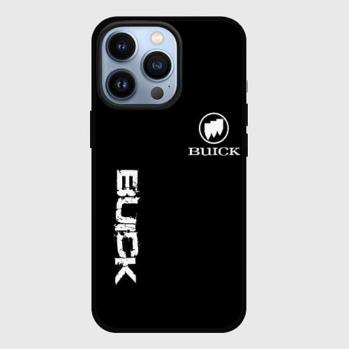 Чехол iPhone 13 Pro Buik logo white / 3D-Черный – фото 1