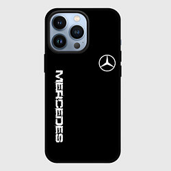 Чехол для iPhone 13 Pro Mercedes benz logo white auto, цвет: 3D-черный