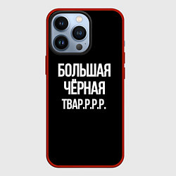 Чехол iPhone 13 Pro Большая чёрная тваррр