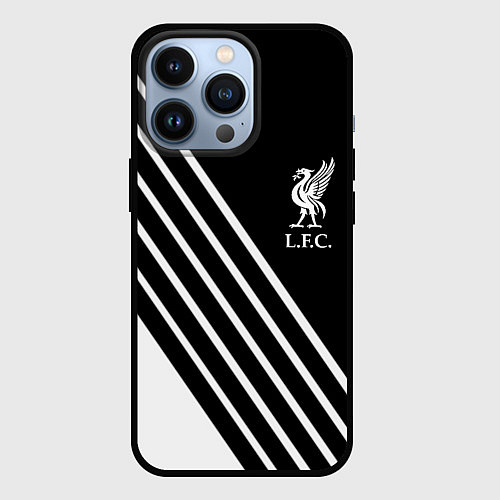 Чехол iPhone 13 Pro Liverpool sport fc geometry / 3D-Черный – фото 1