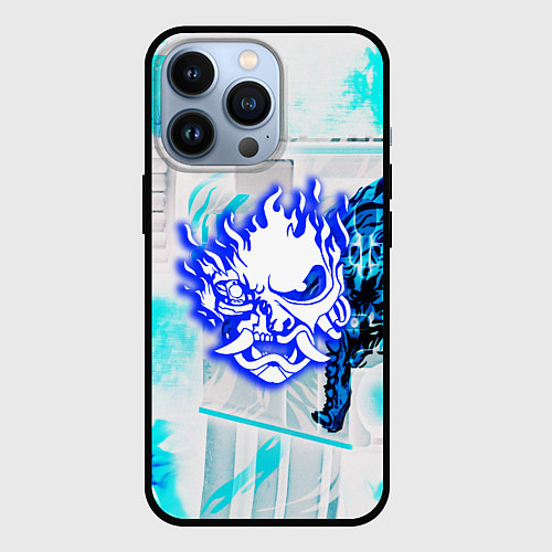 Чехол iPhone 13 Pro Samurai logo howl / 3D-Черный – фото 1