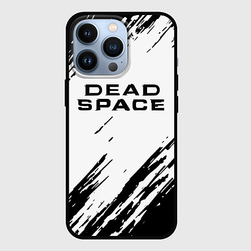 Чехол iPhone 13 Pro Dead space чёрные краски / 3D-Черный – фото 1