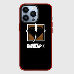Чехол для iPhone 13 Pro Rainbow six game collection, цвет: 3D-красный