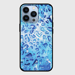 Чехол для iPhone 13 Pro Абстракция паттерн воды и неба, цвет: 3D-черный