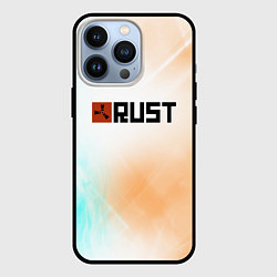 Чехол для iPhone 13 Pro RUST gradient, цвет: 3D-черный